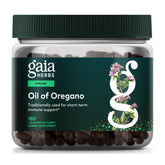 Gaia Herbs Oil of Oregano bottle front highlights oregano extract for immune support