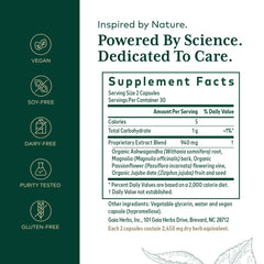 Gaia Herbs PRO ashwagandha root close-up, premium adaptogen