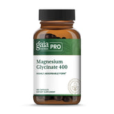 Gaia Herbs PRO Magnesium Glycinate 400mg bottle for daily support and reliability