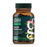 Gaia Herbs Quick Defense bottle front for daily immune support