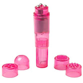 Gajoin mini pocket massager with four heads for on-the-go relief