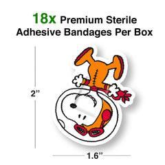 GAMAGO 18-count self-adhesive bandages ready for home and school use.