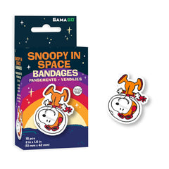 GAMAGO Snoopy in space bandages design for kids' first aid.