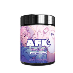 Gamer Supps AFK+ grape bottle for sugar-free magnesium sleep support