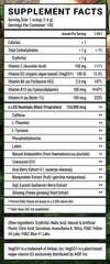Gamer Supps GG Energy Guacamole tub label highlighting no sugar formula