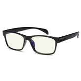 Gamma Ray Optics computer blue light glasses with amber tint reduce digital eye strain during gaming