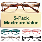 Gaoye 5-pack Mix4 2 reading glasses for women, versatile near-vision aid.