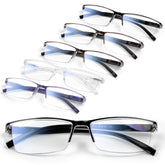 Gaoye 6-pack executive reading glasses close-up, durable frames for daily use.