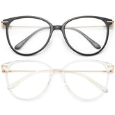 Gaoye blue light blocking glasses with cat-eye frame to reduce screen glare during long work sessions