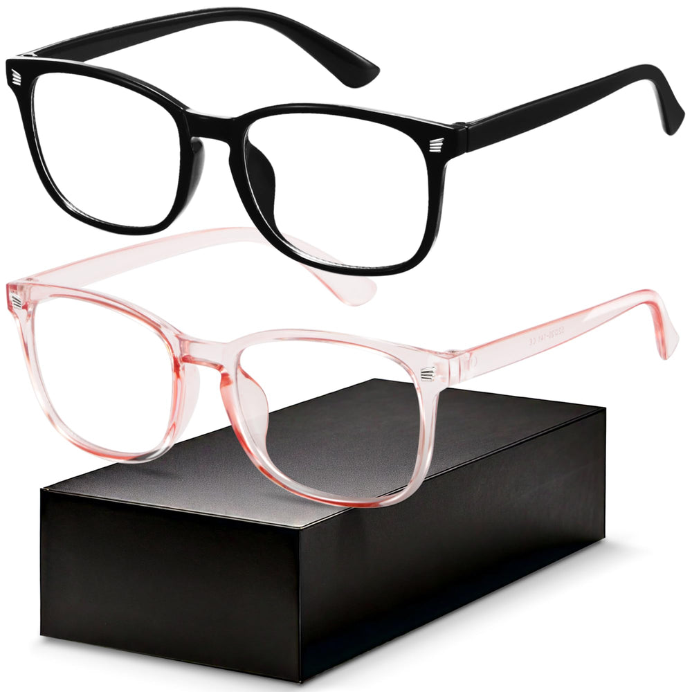 Gaoye blue light blocking glasses with square frame reduce eye strain during long work sessions.