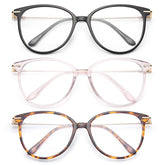 Gaoye blue light blocking glasses with round TR90 frame for screen comfort