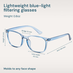 Gaoye lenses with anti-reflective coating for crisper on-screen colors.