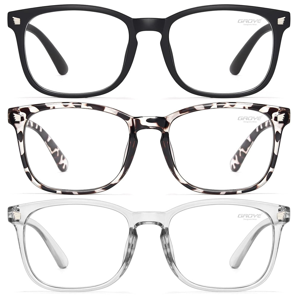 Gaoye blue light glasses front view for comfortable screen time
