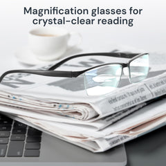 Gaoye sun-reading glasses outdoors with blue light protection.