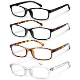 Gaoye multi-pack reading glasses with blue light blocking lenses for screen time.