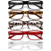 Gaoye reading glasses front view with +2.5 lenses for all-day comfort