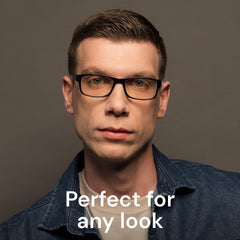 Gaoye glasses folded in black case highlighting portability