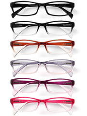 Gaoye reading glasses on a woman's face, stylish and comfortable for daily use.