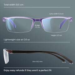 Gaoye TR90 durable-frame reading glasses, lightweight and comfortable wear.