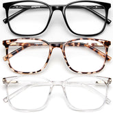 Gaoye Ultralight blue light glasses front view showing glare reduction and comfortable fit