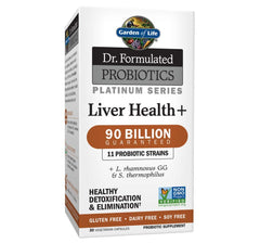 Garden of Life Liver Health+ bottle for daily detox and digestion support
