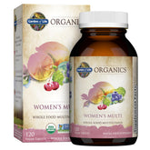 Garden of Life Organics Women's Multi bottle front—vegan organic vitamins for energy