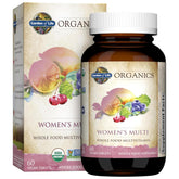 Garden of Life Organics Women's Multi bottle front view for daily energy and beauty support.