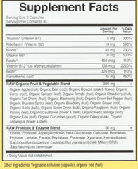 Garden of Life Raw B Complex capsules close-up for easy daily intake