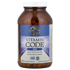 Garden of Life Vitamin Code Men capsules — vegetarian capsules for easy daily use.