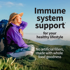 Close-up of Vitamin Code Raw Zinc capsules showcasing plant-based zinc and vitamin C.