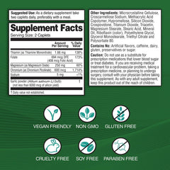 Garlique 6000 mcg allicin caplets highlighting potent garlic potency without odor.