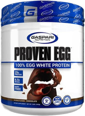 Gaspari Nutrition Proven Egg bottle front shows 25g protein per serving for lean fueling.