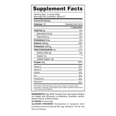Gaspari Proven Egg Fruity Cereal scoop demonstrates convenient 25g protein portion.