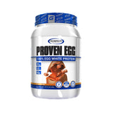 Gaspari Nutrition Proven Egg tub front showing keto friendly, dairy free formula for athletes.