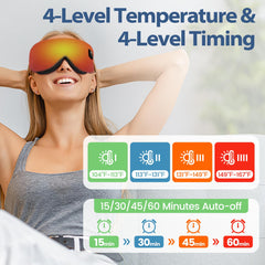 Gasumos heated eye mask cordless design ideal for travel