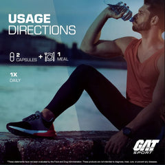 GAT SPORT tablets in hand illustrating daily use for athletes