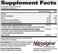 GAT SPORT Nitraflex grape scoop dissolving in water for quick pump.