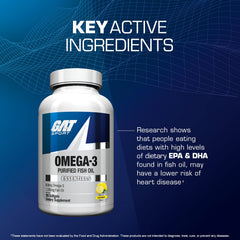 GAT SPORT Omega-3 oil being poured for simple daily dosing.