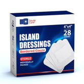 Gauze Care curacion isla 4x4, paquete esteril para curas limpias