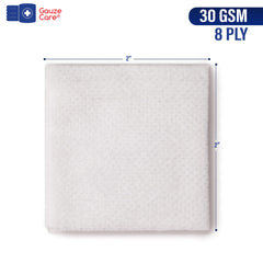 Gauze Care gasa de 8 capas suave y absorbente para heridas.
