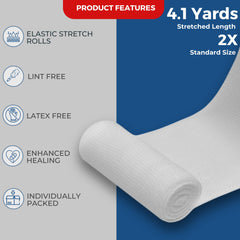 Gauze Care lint-free fabric closeup showing smooth texture for comfortable wear