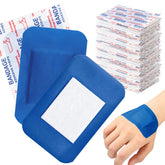 Geiserailie blue detectable fingertip bandage provides high visibility in busy kitchens