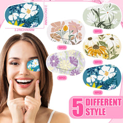 Geiserailie disposable eye patch featuring floral boho designs for versatile styling and light sun shading