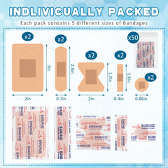 Geiserailie individually wrapped bandages maintain hygiene during on-the-go care