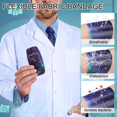 Geiserailie latex-free bandage 2x4 for skin-friendly protection.