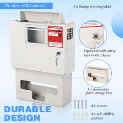 Geiserailie locking mechanism with two keys for secure access