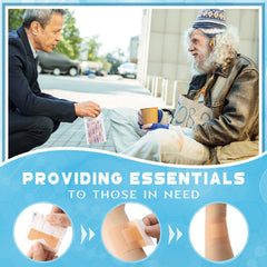 Geiserailie skin-tone blend bandages discretely cover minor wounds