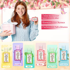 Gejoy six-scent Bible verse sanitizer set for versatile personal use.