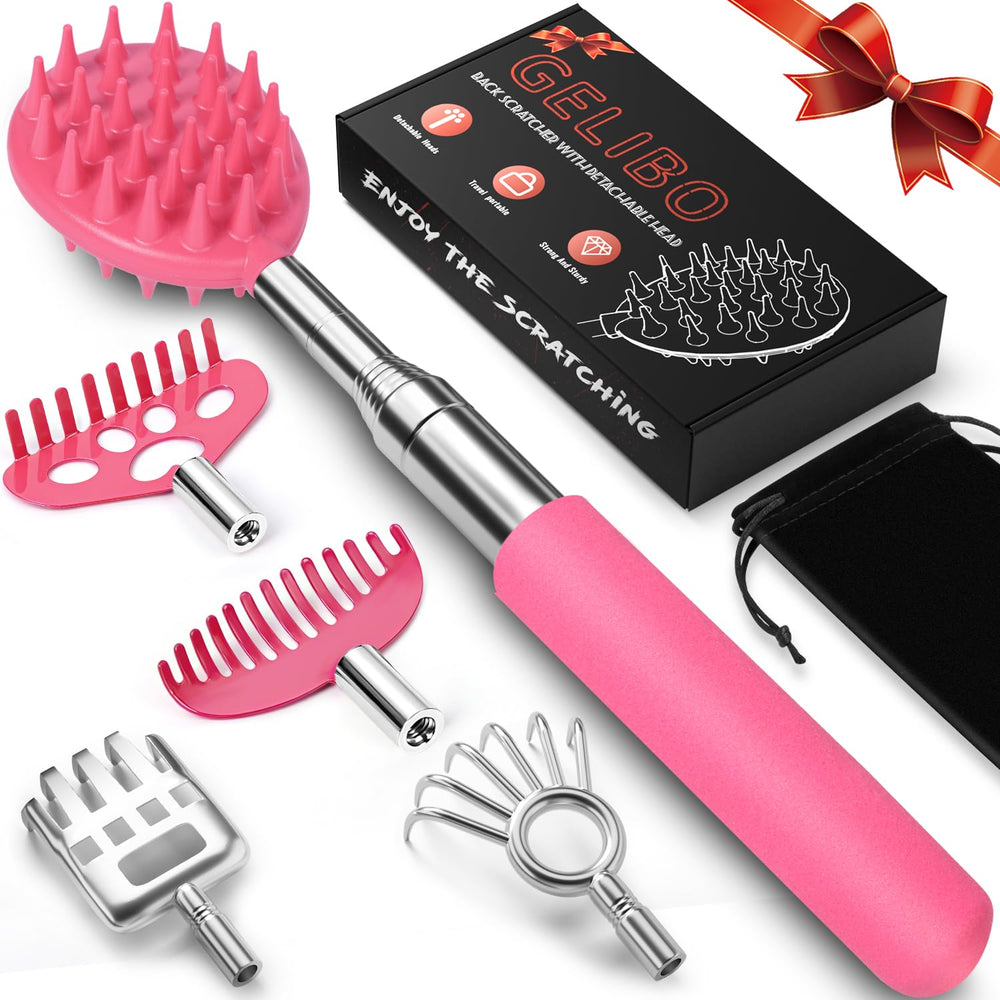 Gelibo telescoping back scratcher extends reach for hard-to-reach areas