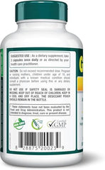 Genacol bottle back shows dosage and ingredient details for informed use